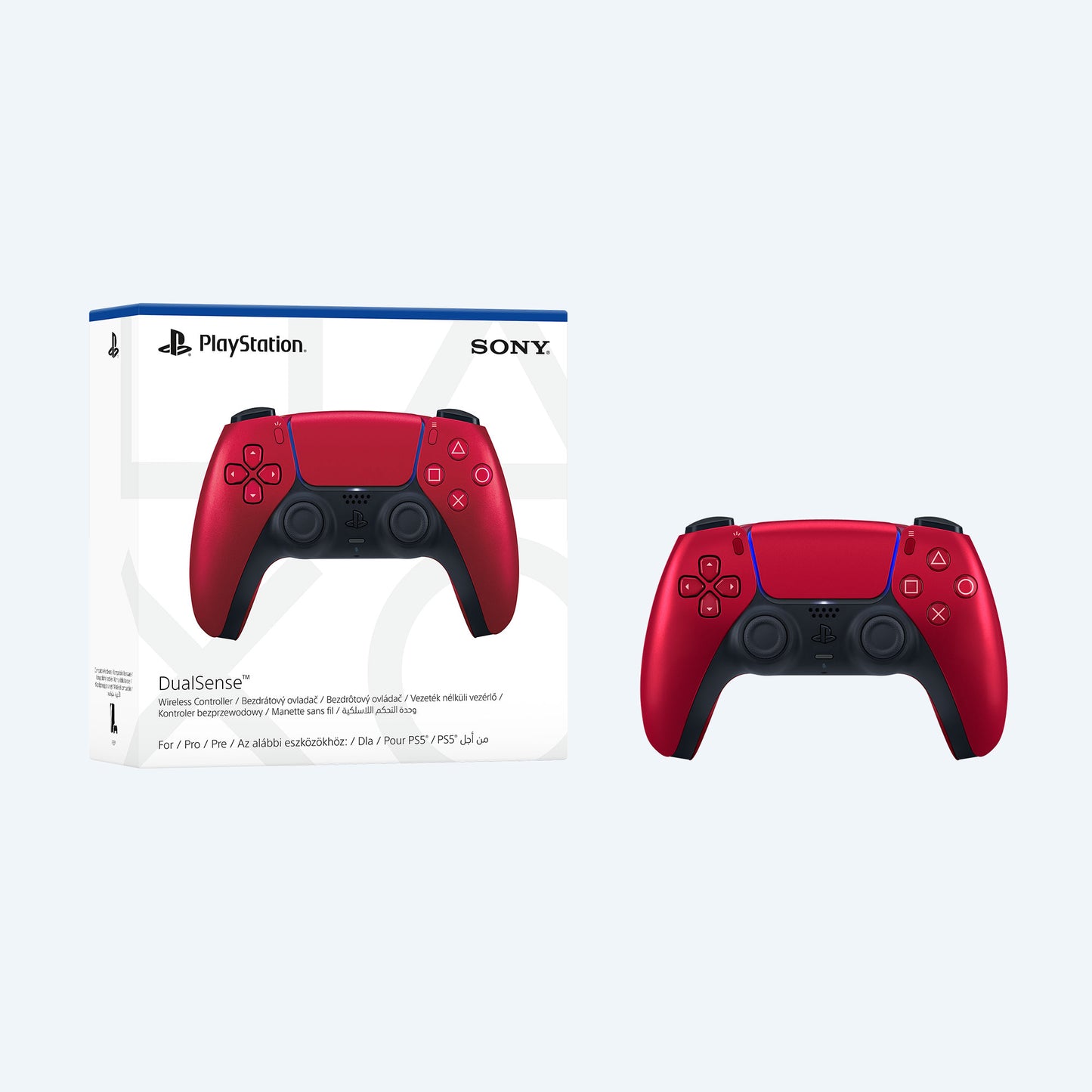 Sony PlayStation PS5 DualSense Wireless Controller- Volcanic Red