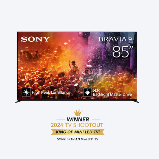سوني | BRAVIA 9 | 85 بوصة | XR BACKLIGHT MASTER DRIVE TV مع وظيفة High Peak Luminance | تلفزيوننا الأكثر سطوعًا على الإطلاق للسينما والرياضة وألعاب PS5 | تلفزيون ذكي 4K HDR (Google TV) | موديل 2024