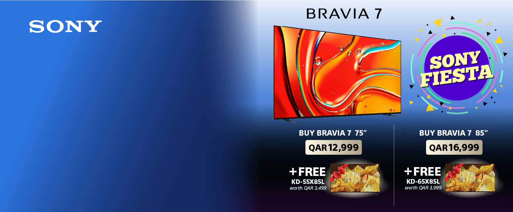 Sony Festival - BRAVIA 7 Offers