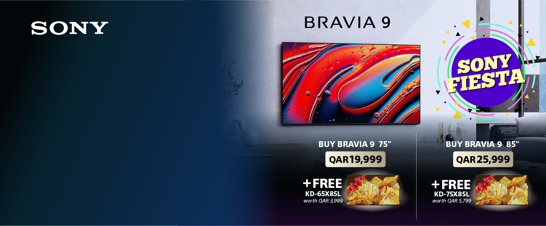 Sony Festival - BRAVIA 9 Offers