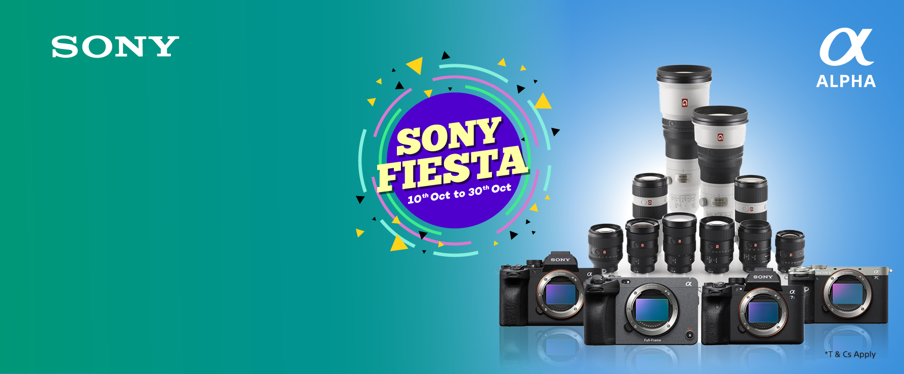 Sony Festival - Camera and Lens Offers