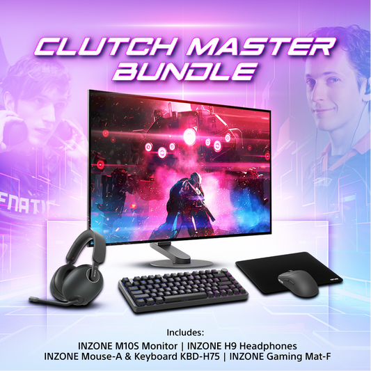 Sony INZONE M10S | 27 inch QHD OLED 0.03ms 480Hz Gaming Monitor Clutch Master Bundle