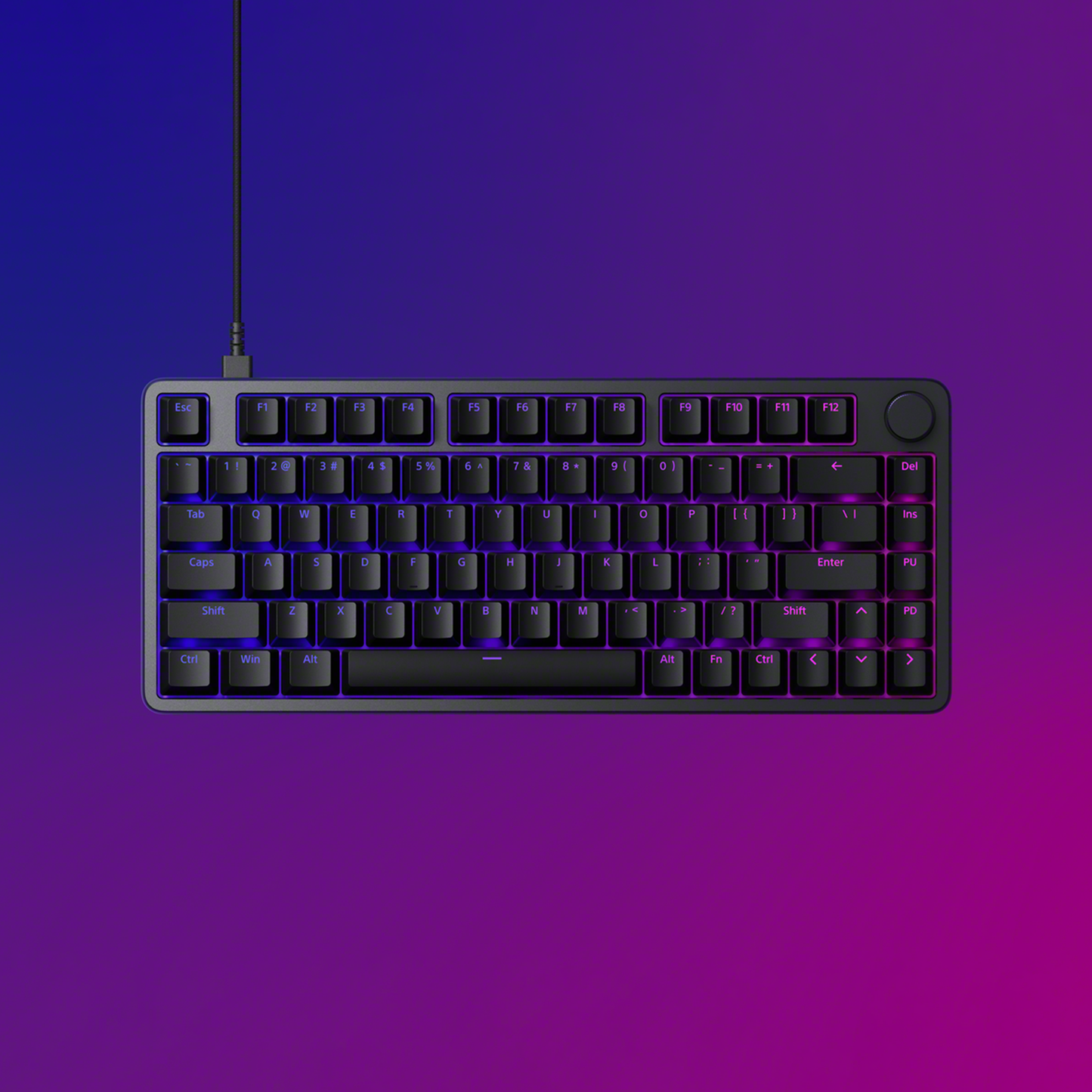 Sony INZONE KBD-H75 Aluminum Rapid Trigger 8K RGB 75% Gaming Keyboard | Black