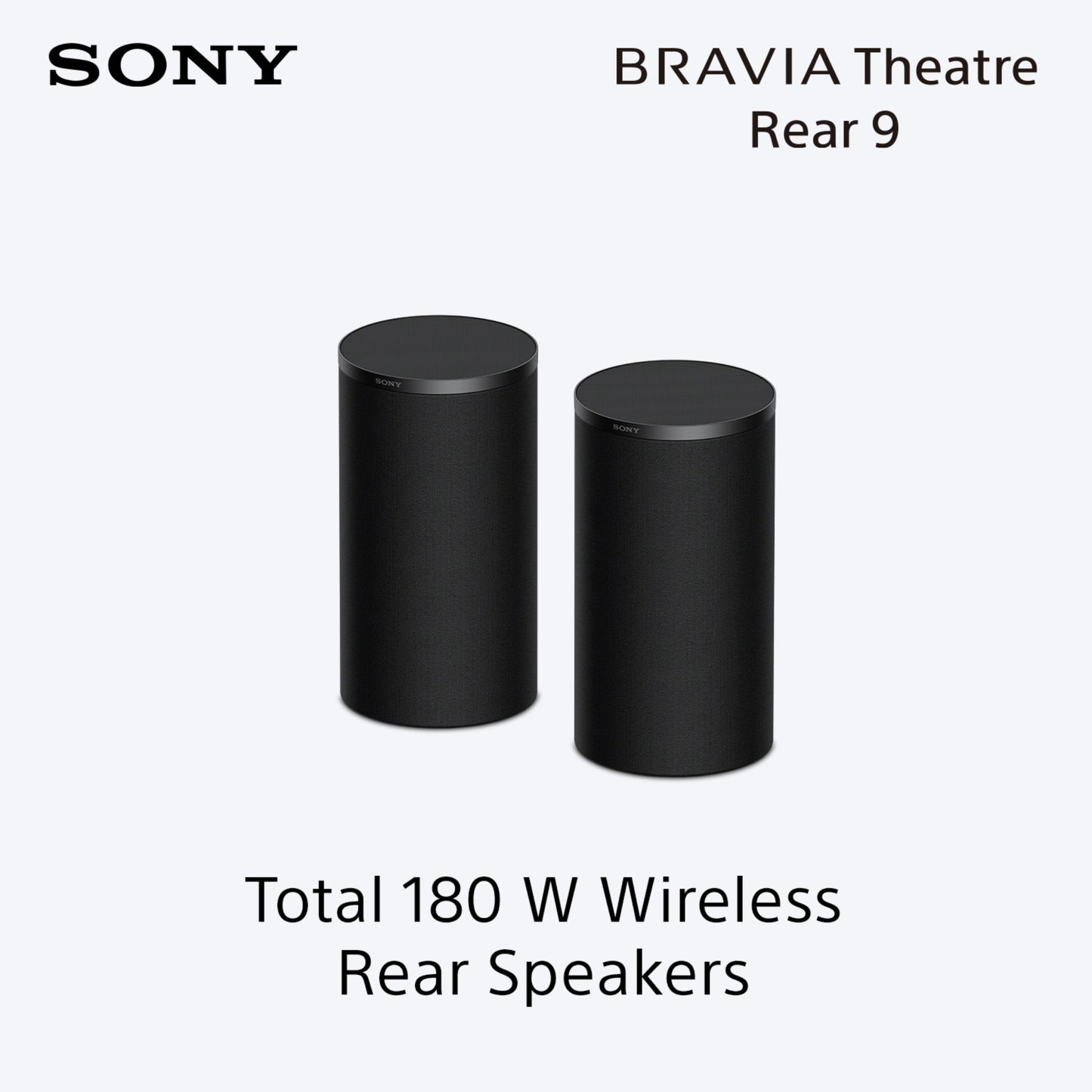 Sony BRAVIA Theatre Rear 9, 200 W Wireless Rear Speakers for Sound bar/ Home Theater Sound System, 2026 Model