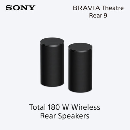 Sony BRAVIA Theatre Rear 9, 200 W Wireless Rear Speakers for Sound bar/ Home Theater Sound System, 2026 Model