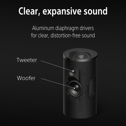 Sony BRAVIA Theatre Rear 9, 200 W Wireless Rear Speakers for Sound bar/ Home Theater Sound System, 2026 Model