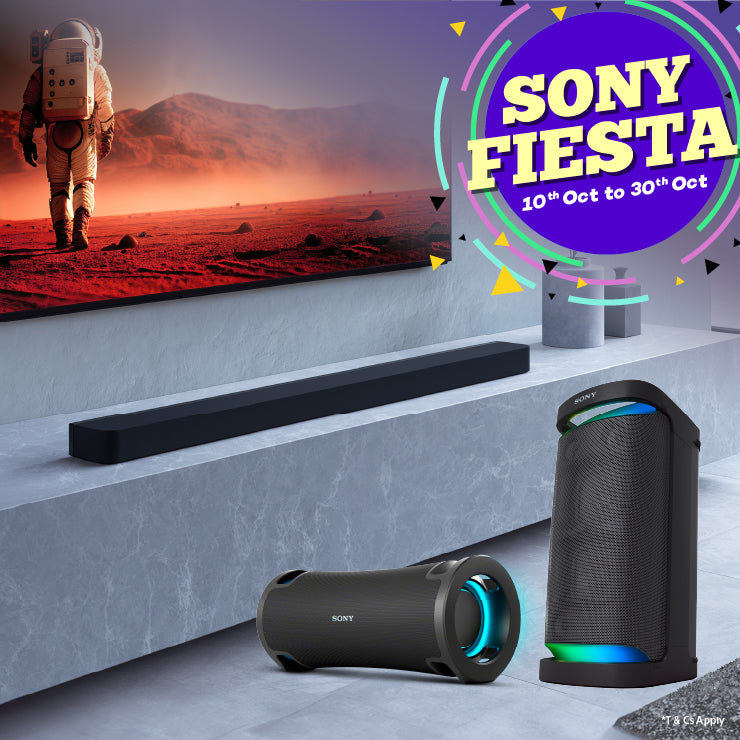 Sony Festival - Soundbar and Speaker Offers