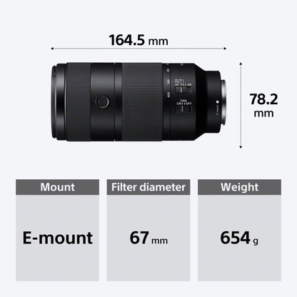 Sony FE 100-400mm F5.6-8 OSS E-Mount Full-Frame Super-Telephoto Zoom Lens