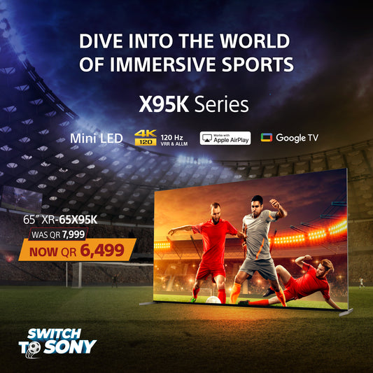 Sony XR-65X95K | BRAVIA XR | Mini LED | 4K Ultra HD | High Dynamic Range (HDR) | Smart TV (Google TV)